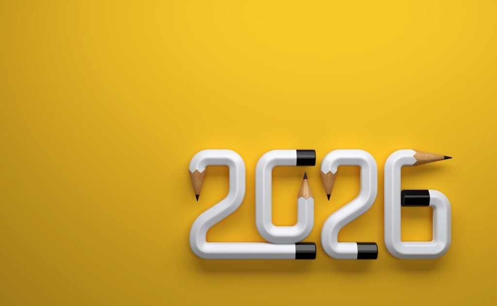 concept, creative, celebrations, design, holiday, new, hd wallpaper, new-year, shape, year, wallpaper, future, international, new year, festival, art, drawing, pencil, school, sharp, education, start, begin, beginning, 2026, 26