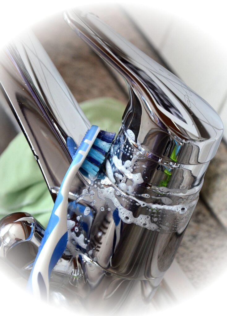 water tap, fitting, to clean, clean, sanitary, cleaning products, foam, toothbrush, dirt, sanitary, sanitary, sanitary, cleaning products, cleaning products, cleaning products, cleaning products, cleaning products, toothbrush